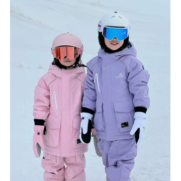 Children's ski clothing thickened warm