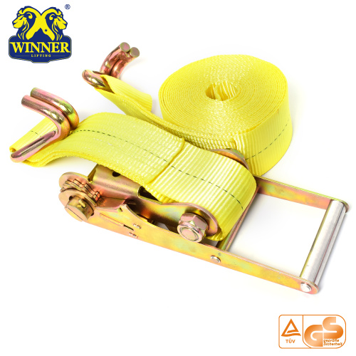 Polyester Ratched Tie Down Cargo Lashing Strap Belt