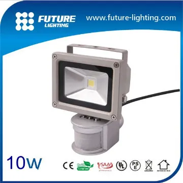 10w PIR Motion Sensor Warm White LED Flood Light Induction Sense Lamp