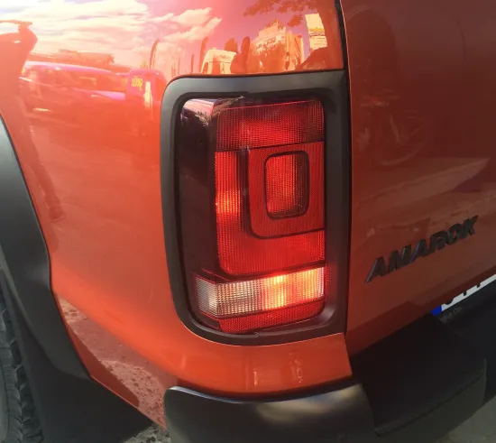 Tail Light Guard Amarok ABS Black Back Light Cover for 2009-2019 Amarok Accessories