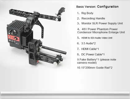 Scorpion Camera Rig Shoulder-mounted Photography Equipment for Sony A7R2/A7S2/A72 for Panasonic GH5/GH4