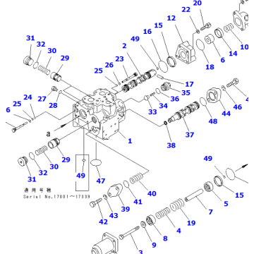 709-61-11701 Klep voor D375A