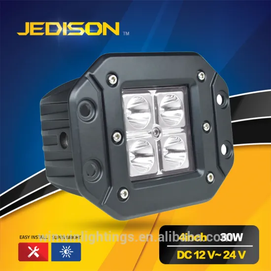 Waterproof IP68 12V 24V 20w Square 4 inch led work lights for Truck Tractor 4x4 Offroad