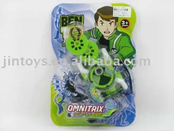 Plastic Toy,BEN10 Film Roll Enginery with Light &amp; IC