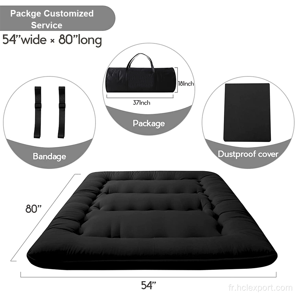 Personnalisation d&#39;usine Roll Up Matelas invité