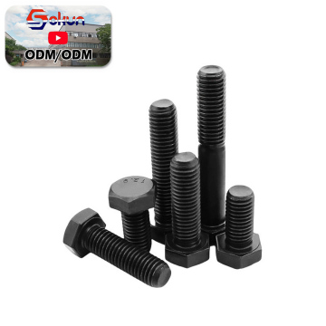 ANSI Certified Hex Bolts: Grade 8.8 & 10.9 with Galvanization and Washers Set