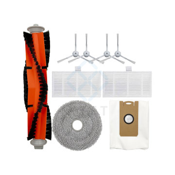 XiaoMi Lydsto W2 Sweeping Robot Accessories: Roller Brush, Main Brush, Edge Brush, Filter, Dust Bag & Rag