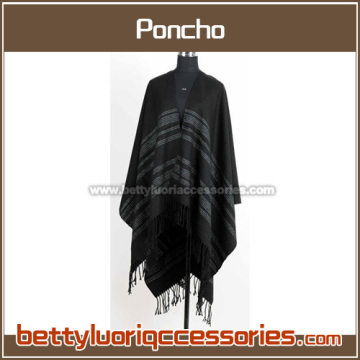 Poncho tissé
