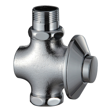 X10458 Brass In-Wall Concealed Mount Self-Closing Time Delay Toilet Flush Valve