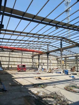 Customized Structural Steel Fabrication Workshop Building