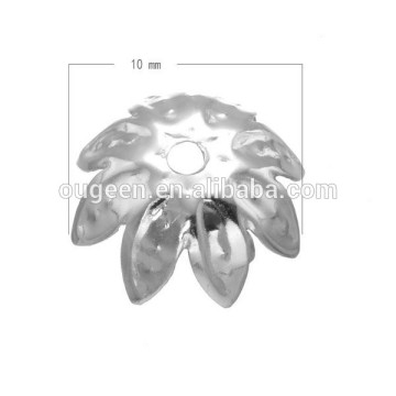 fashion metal decoration Series fashion jewelry flower beads cap