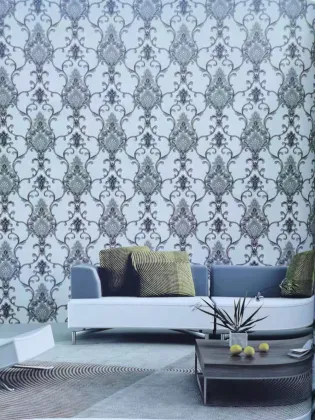 European Background Wall Paper Living Room TV WallPaper