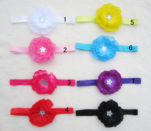 Baby Hair Accessories With Headband And Tree Peony Flower Children Headband