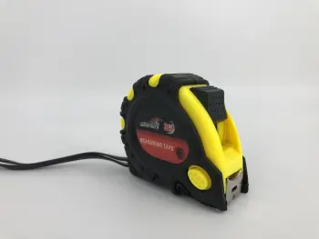 rubber covered tape measure 3 stops 25FT tape measure