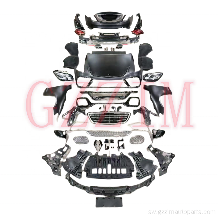 Darasa la W221 2008-2013 Uboreshaji W222 S65 BodyKit