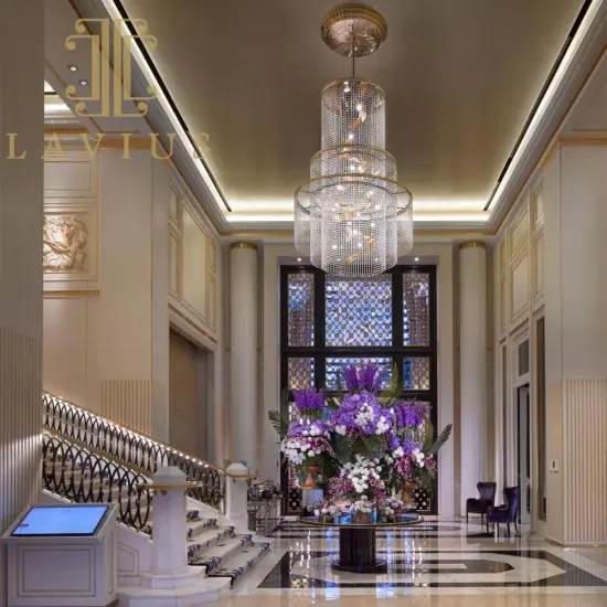 Professional custom lobby chandelier popular products