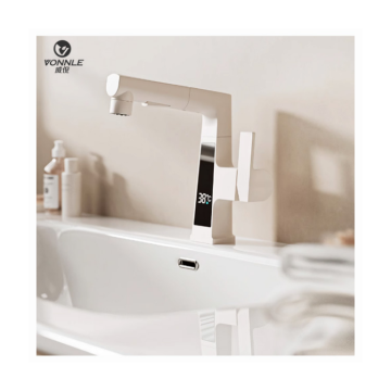 Black Modern Brass 360 Kitchens Dual Handle Kitchen and Bathroom Faucet