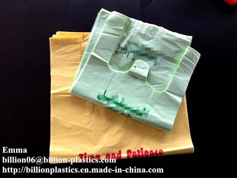 Custom High Density Reusable Grocery Plastic Shopping Bags