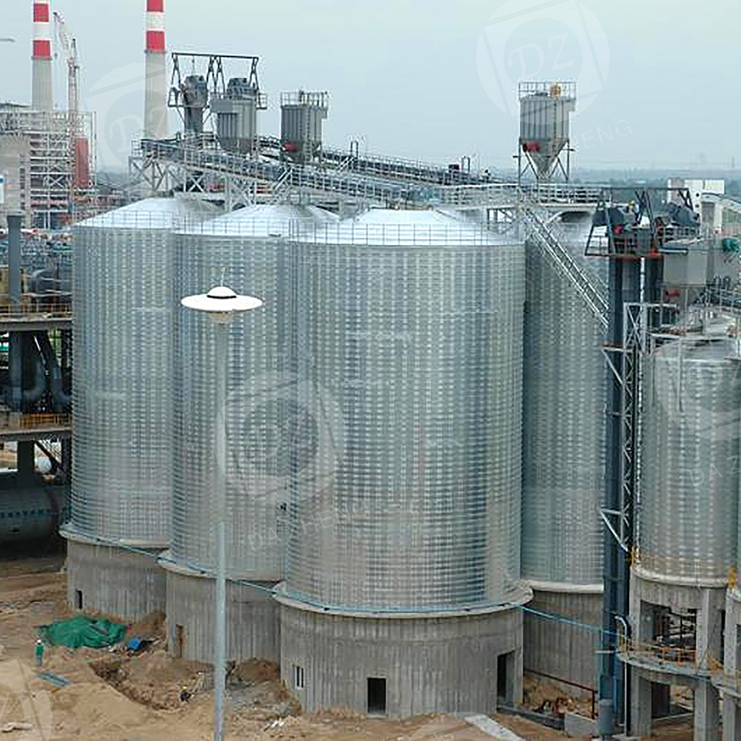 Construction backfill slag powder silos