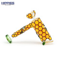 3D Cartoon Glass Bubblers with Honeycomb pattern