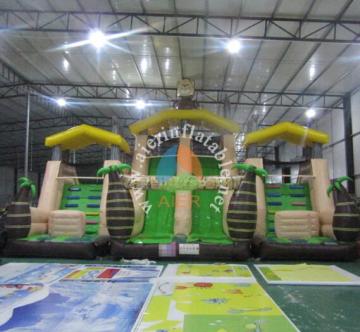 Factional design 2016 kids outdoor toys giant inflatables and big inflatable monkey playground