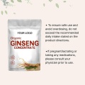 Suport imunitar de ginseng de ginseng pulbere