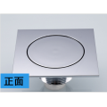 Stainless steel Square Shower Pop up Floor Drain With Removable Strainer