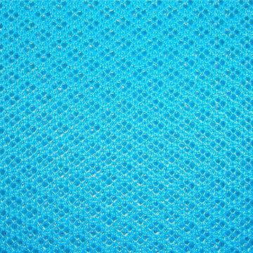 Polyester Sandwich 3D Mesh Fabric for Shoes, Lining, Bags, Cushions, with 3mm Thickness