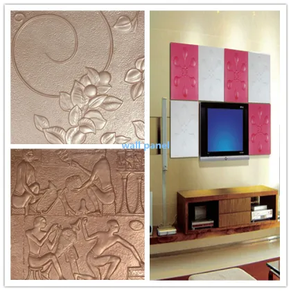 Green building material gypsum 3D wall decorative