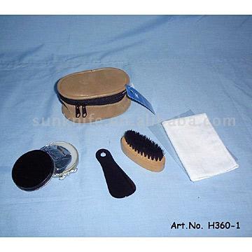 4pc Shoe Polish Set
