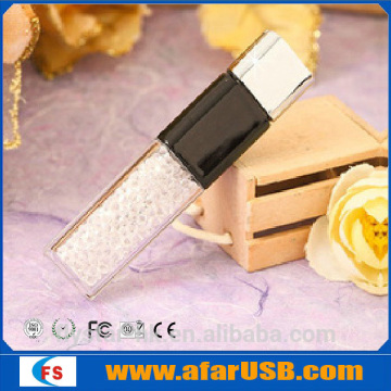 factory price !!!plastic Crystal usb stick ,usb flash drive for 2gb