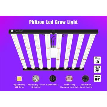 Luces de cultivo plegables de 640W para invernadero a la venta