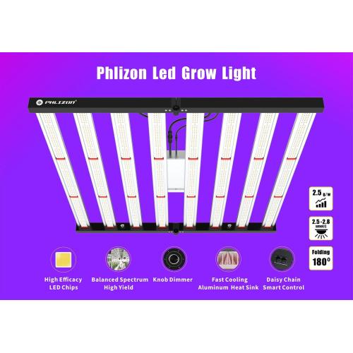 Luces de cultivo plegables de 640W para invernadero a la venta