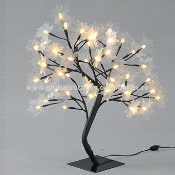LED Christmas Tree Lights, Maple Flowers, RoHS Directive-compliant