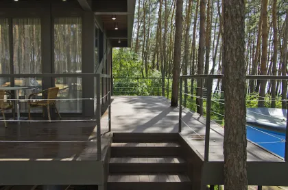 outdoor new generation Wood plastic deck railing