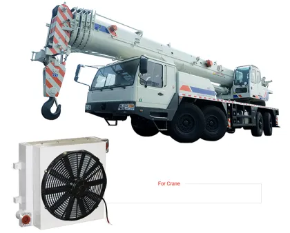 Aluminum Coolers of Construction Machinery Crane