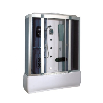 2-Person Free Standing Whirlpool Massage Bathtub Steam Shower Cabin