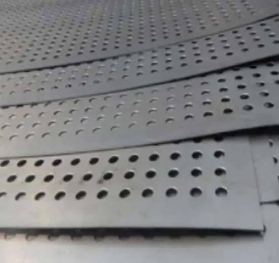 Galvanized perforated metal mesh