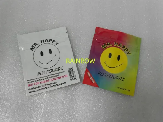 Pet / Vmpet / Pe Customized Herbal Incense Packaging For Herbal Incense