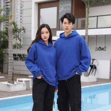 Thick 480gsm Cotton Velvet Plus Size Oversize Hoodie Pullover - Custom LOGO Option Available