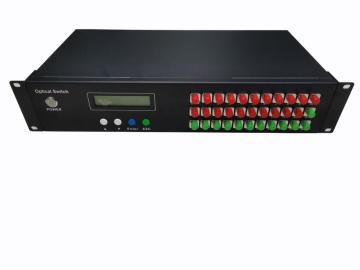 8×8 rack-mounted optical switch