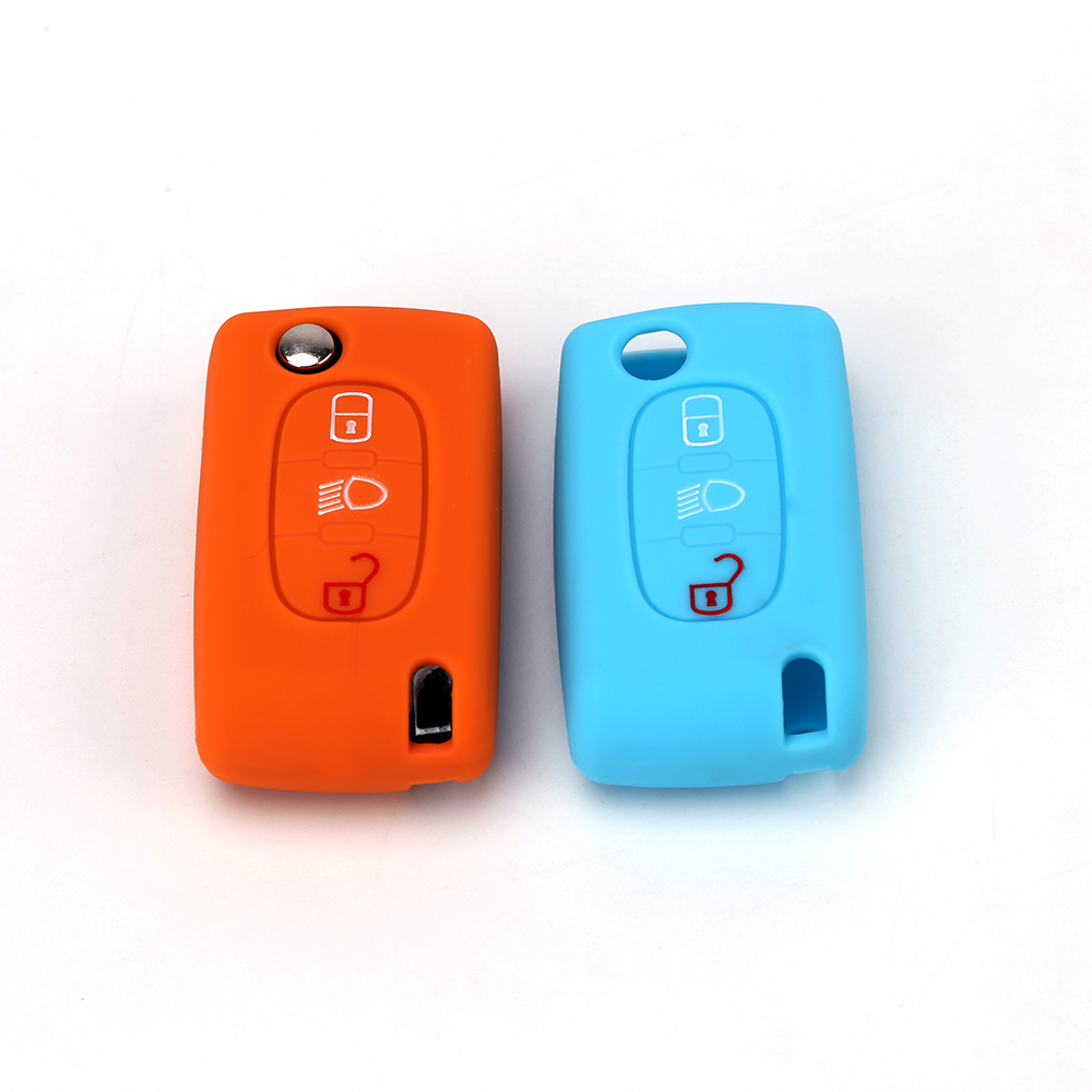 Citroen Remote Flip Key Case