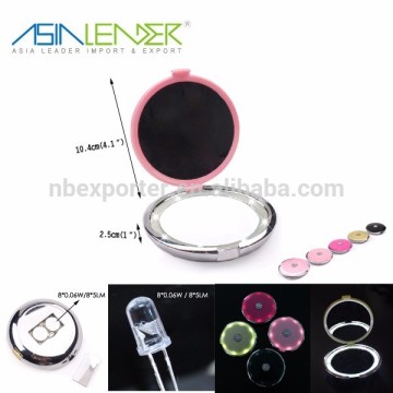 8 LED / 0.48W/40LM LED Portable Mirror, Mirror with Lights Portable