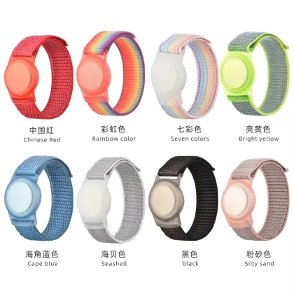 Nylon Strap for Elderly and Kids: Wristband for Air Tag Watch