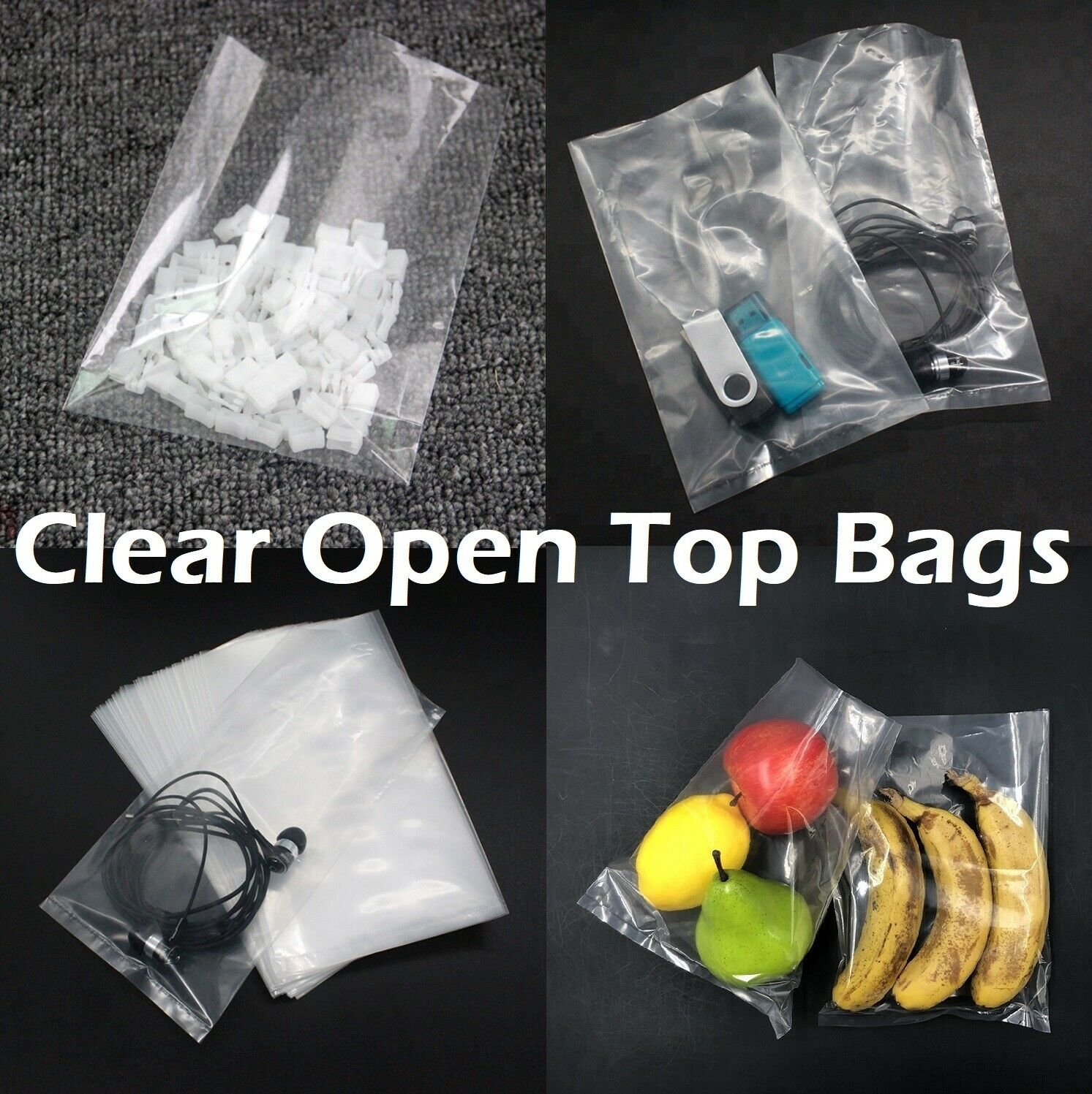 Clear-Poly-Plastic-1-Mil-Bags-T-Shirt-Apparel-Food