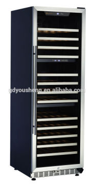 Three temperature zone Compressor wine cooler