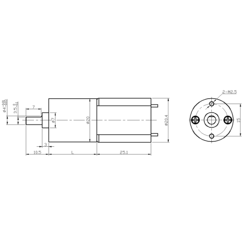 dc spur gearbox motor for smart lock