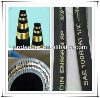 1/2'' DIN EN 856 4SH ,Steel wire sprial hydraulic hose