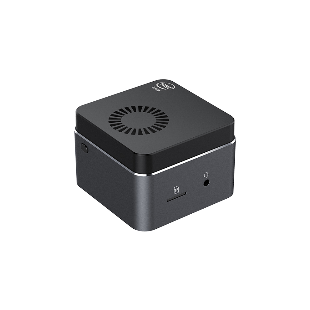 Intel J4125/N4100 WiFi Bluetooth Mini PC مع المروحة