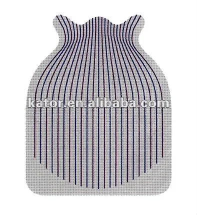 purple strip flower plastic vase